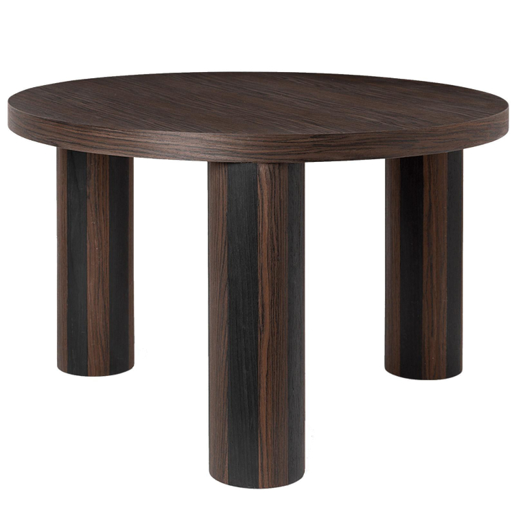 Ferm Living Post salontafel 65cm Smoked oak lines