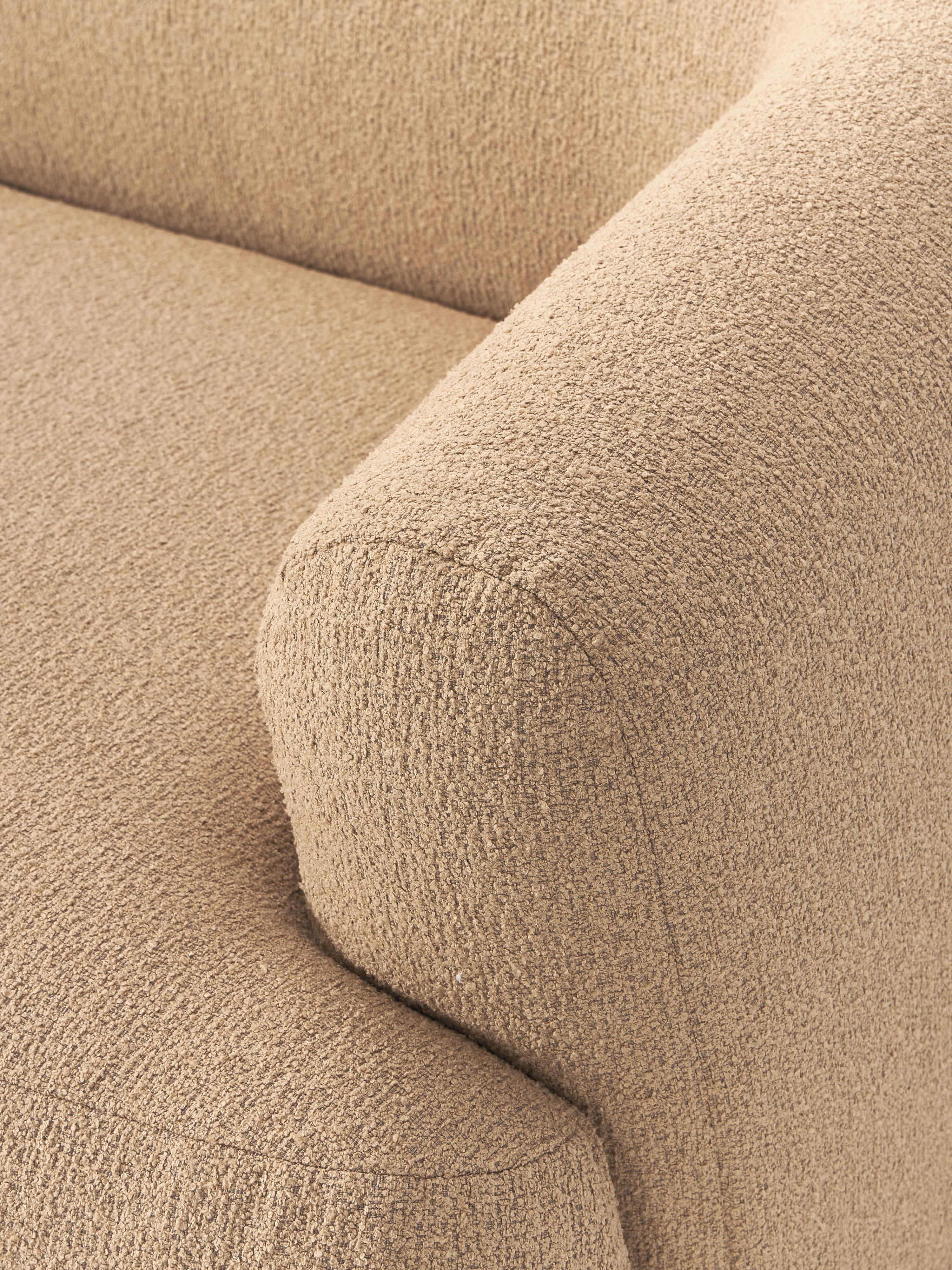 Modulaire bouclé hoekbank Sofia (3-zits)