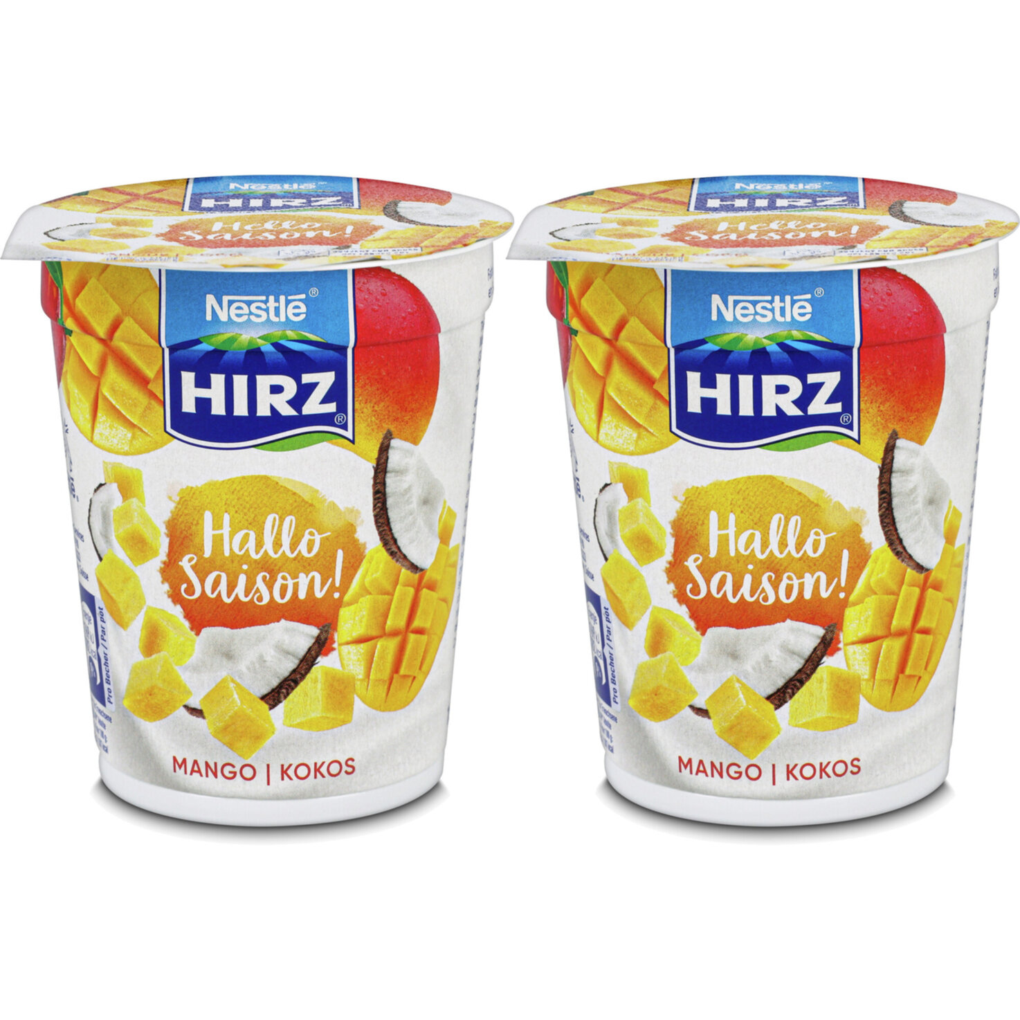 Hirz Joghurt Mango & Kokos 2x180g