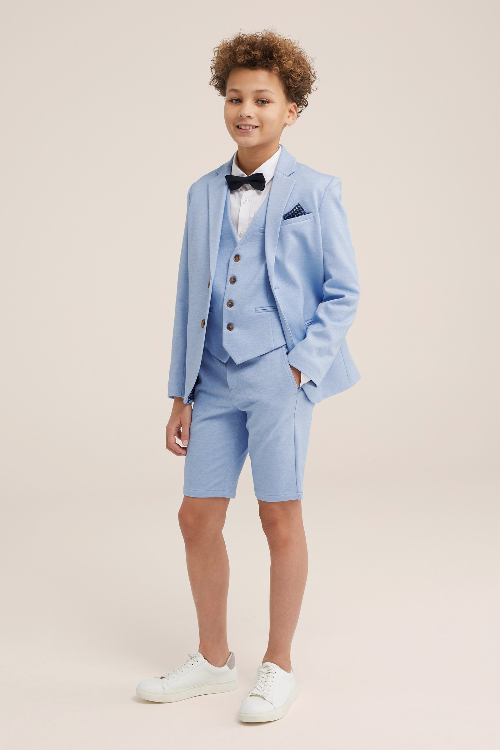 Jongens gemêleerde short WE Fashion IJsblauw