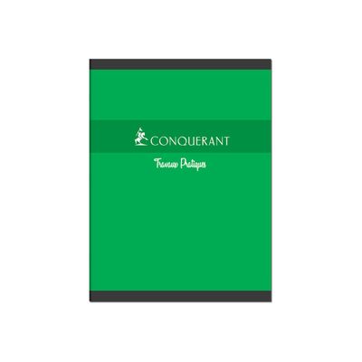 Conquérant - Cahier de travaux pratiques (TP) - 24 x 32 cm - 96 pages - grands carreaux (Seyes)