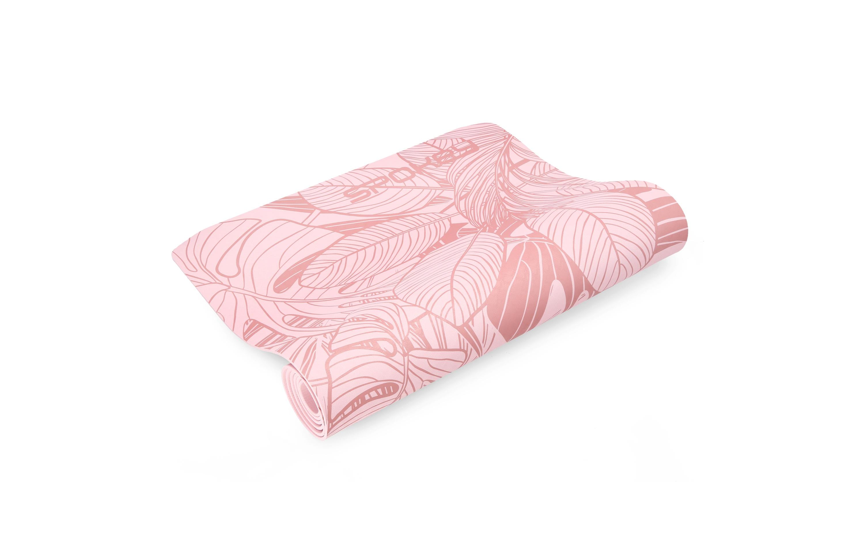 Yogamatte Leaf 183 x 61 x 0.4 cmRutschfeste Yogamatte sorgt für Stabilität bei den Übungen