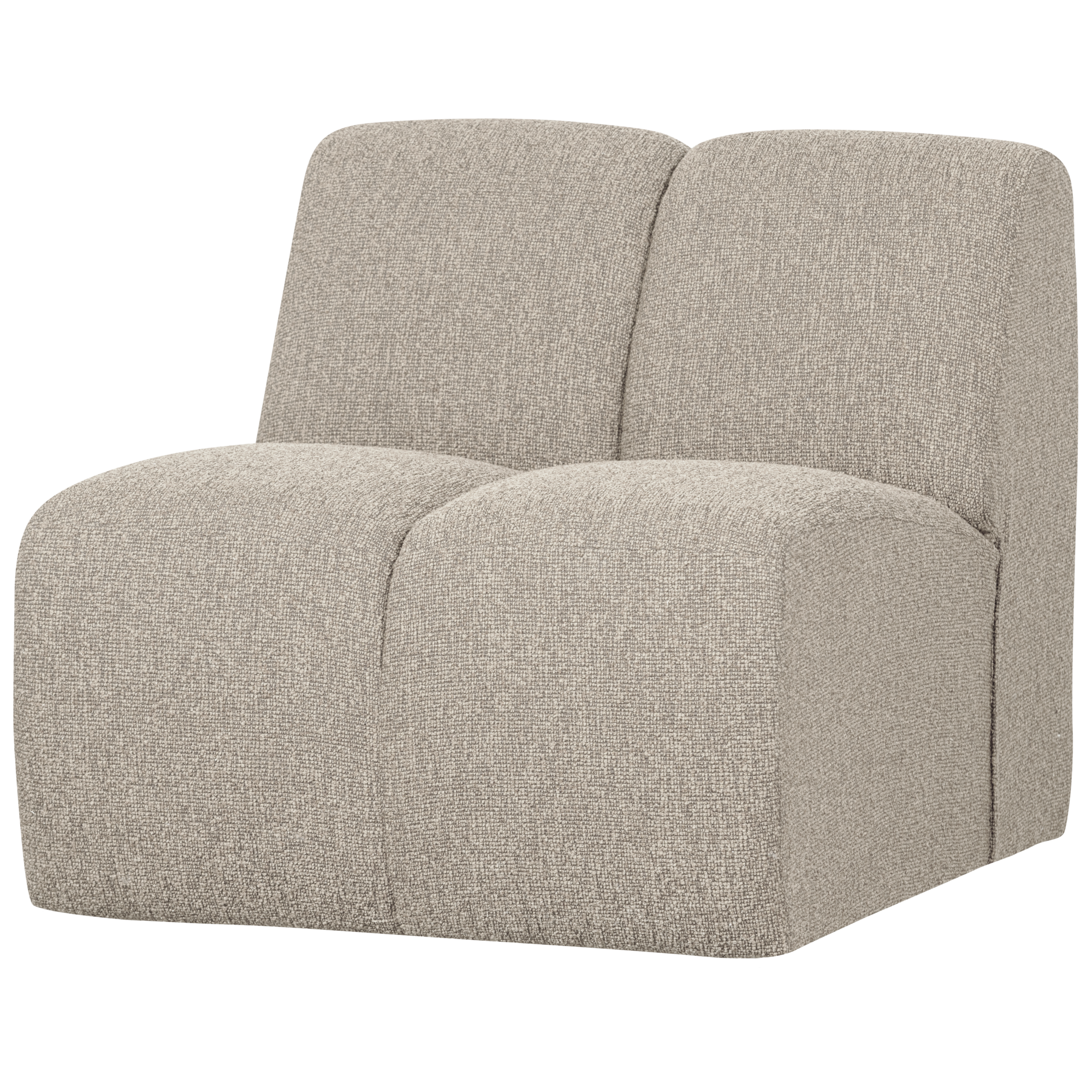 1-zits bankje Mojo Mojo 1-zits Bankje - Bouclé - Beige Melange