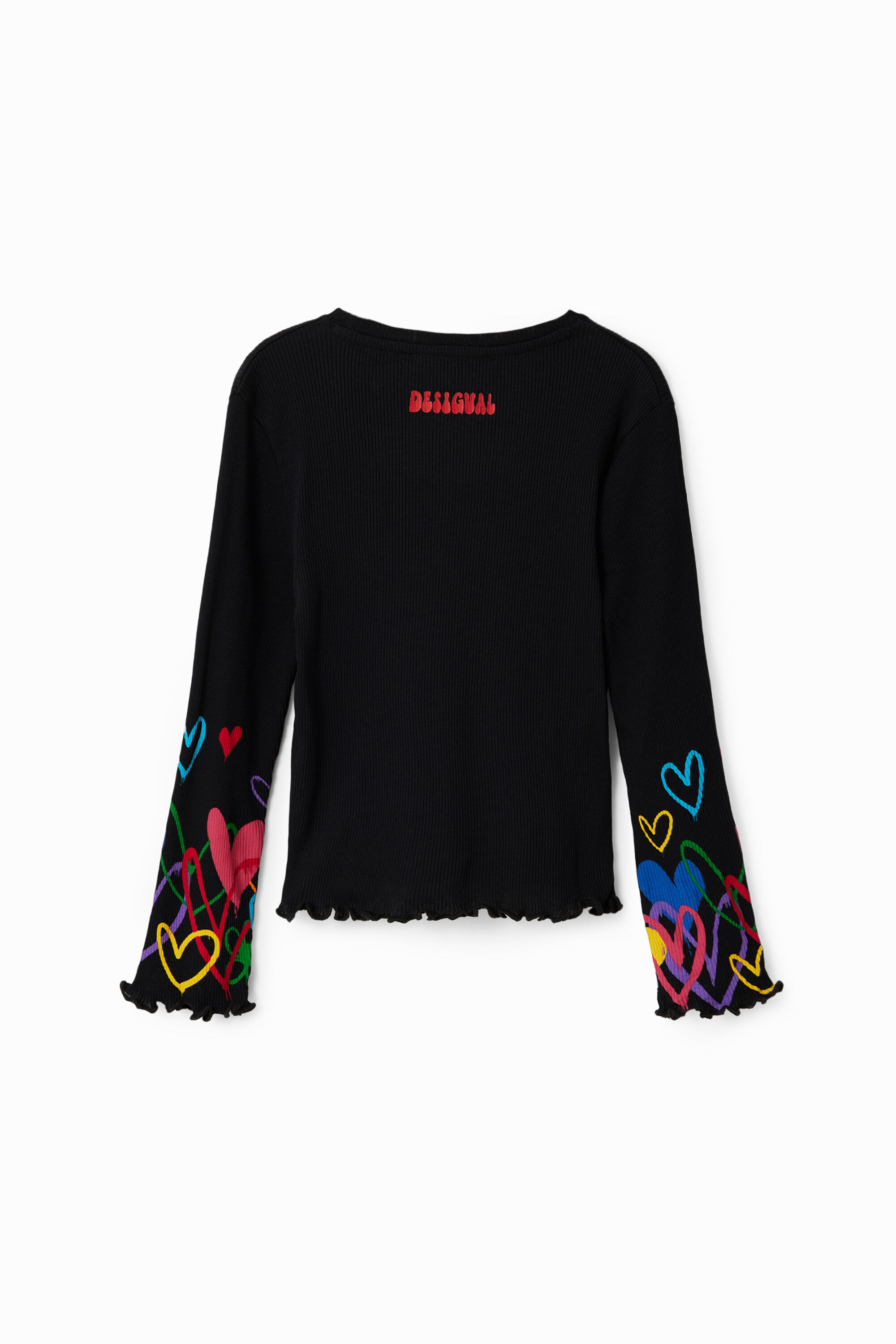 T-shirt découpe cœurs