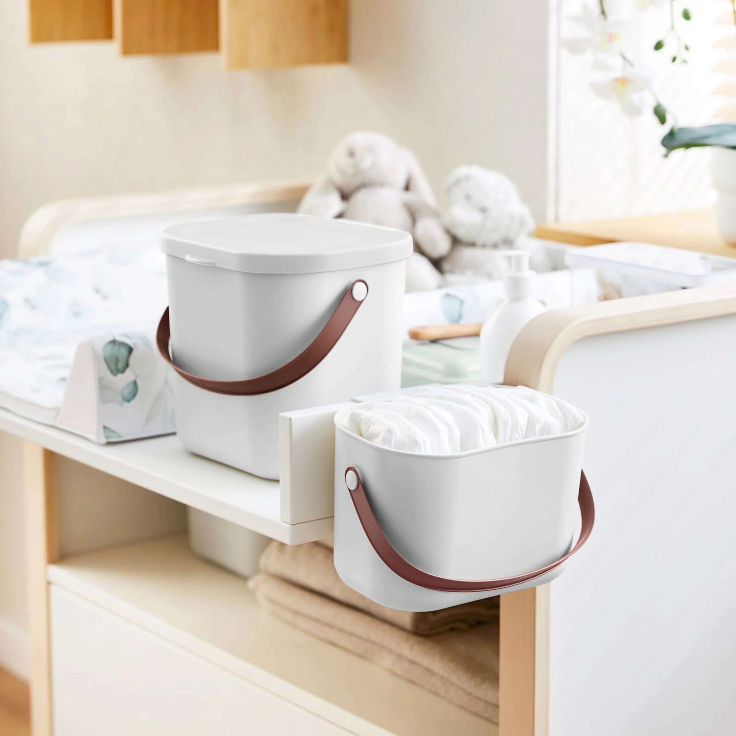 Rotho Babydesign Windeleimer Yuma hellgrau