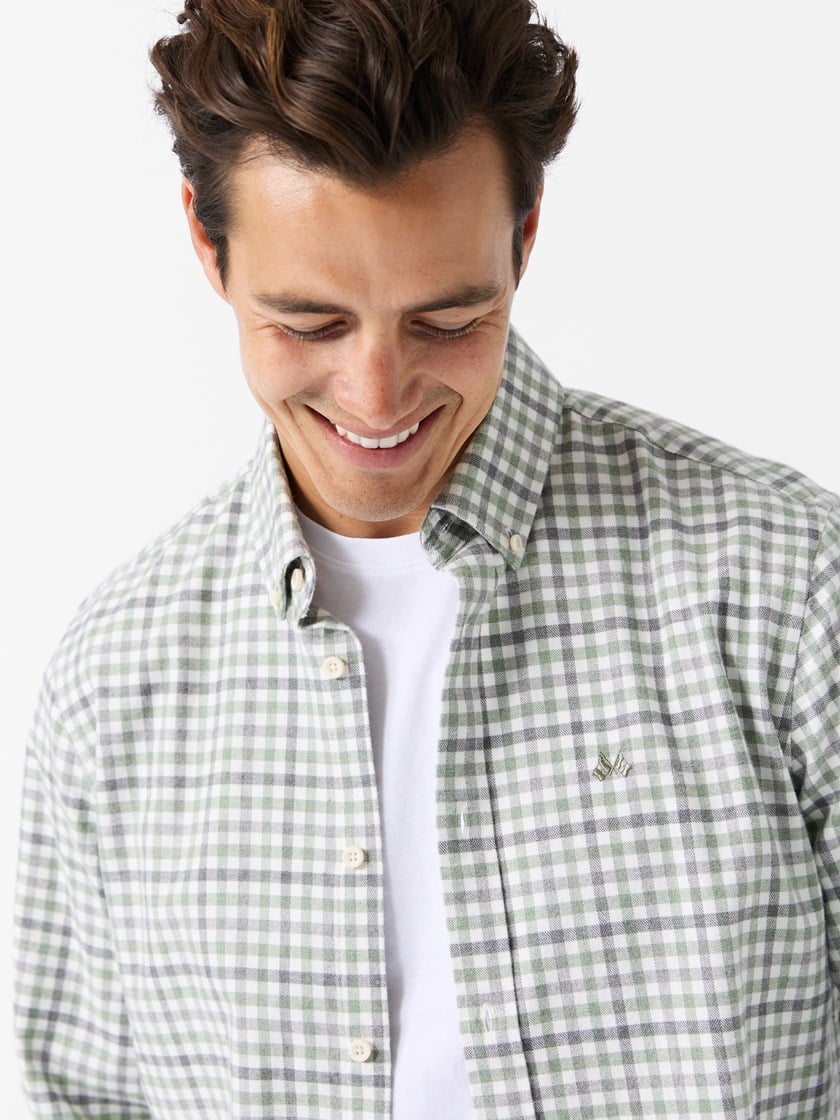 Dupont skjorte - Regular fit Dusty Olive