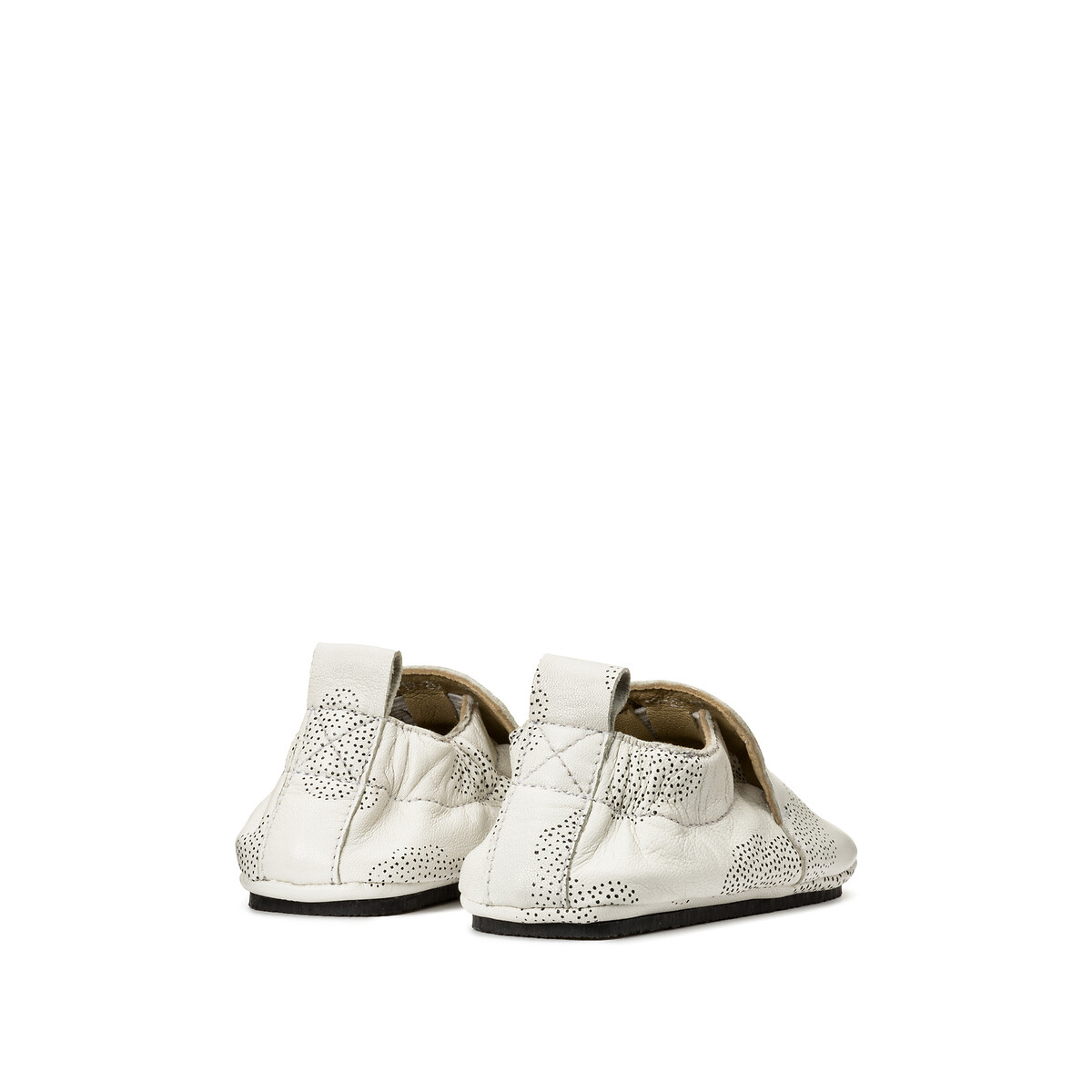 COLEÇÕES LA REDOUTE<br>Pantufas de couro com estampa de nuvens