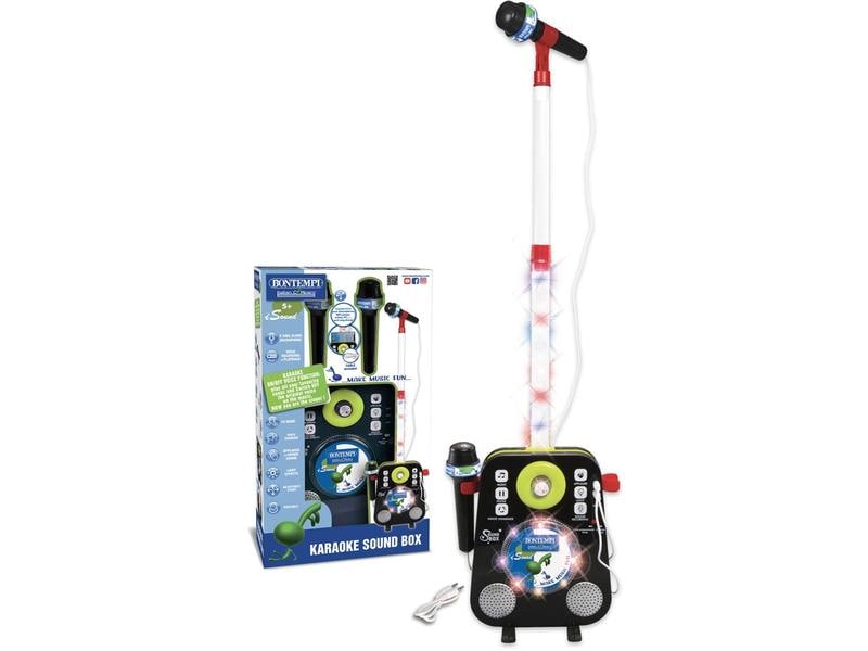 Bontempi Musikinstrument Karaoke Sound Box Cooles Soundsystem für Nachwuchstalente
