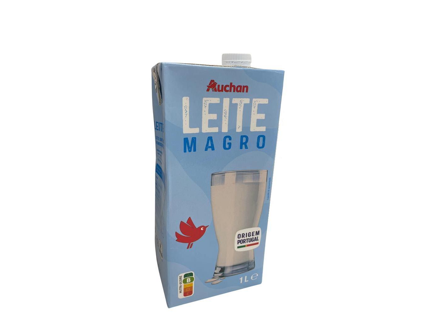 LEITE AUCHAN UHT MAGRO SLIM 1L