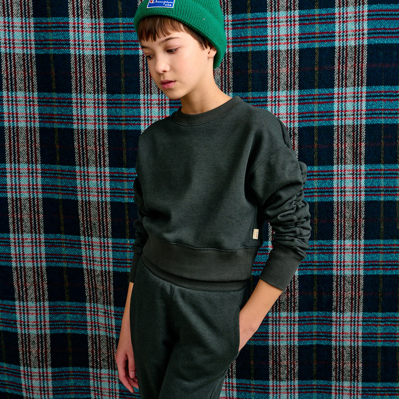 Bellerose Sweat Fazi vert forêt