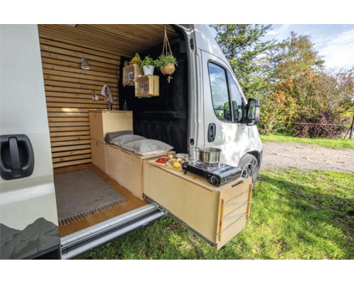 Buildify Campingbox Nellie Multifunctioneel Systeem voor Ducato/Crafter/Sprinter, 1650x450x900 mm (LxBxH) (zonder montage- en bevestigingsmateriaal)