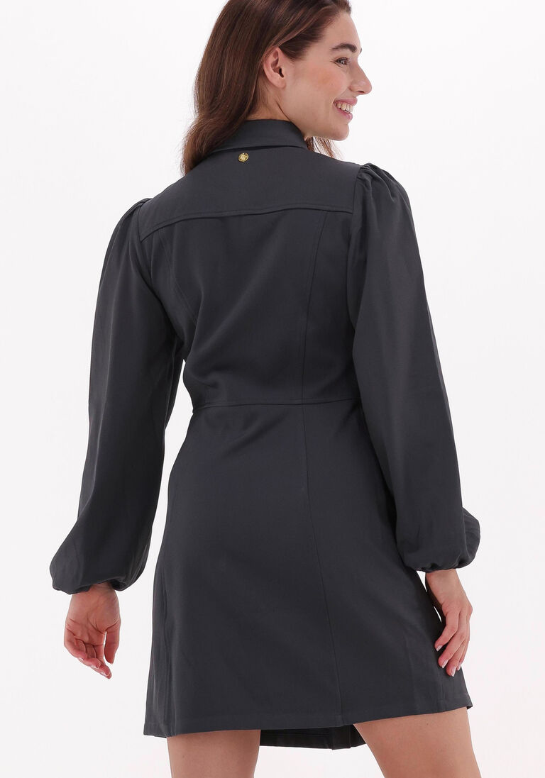 FREEBIRD antraciet freebird mini jurk rae ls dress