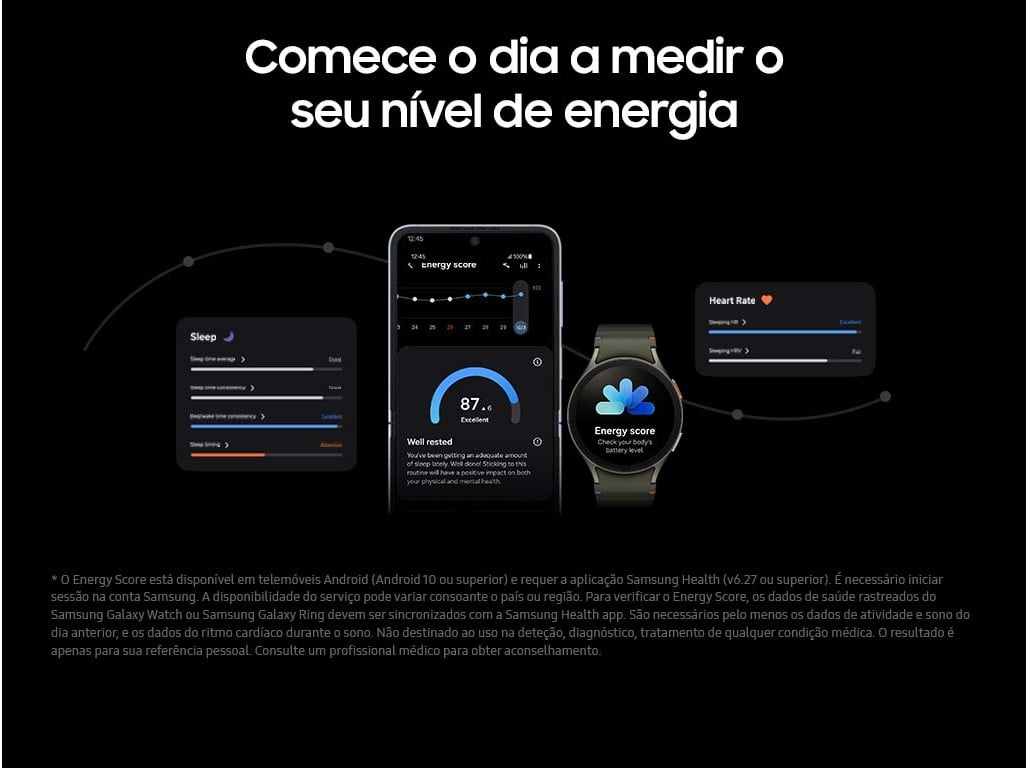 SMARTWATCH SAMSUNG WATCH7 44MM PRATEADO BT