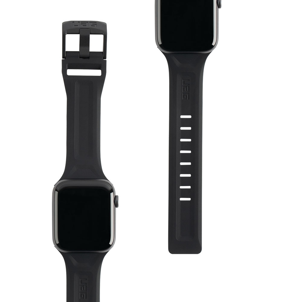 Apple Watch (42/41/40/38 mm) Scout Strap Silikon Armband (194120114040) - Schwarz
