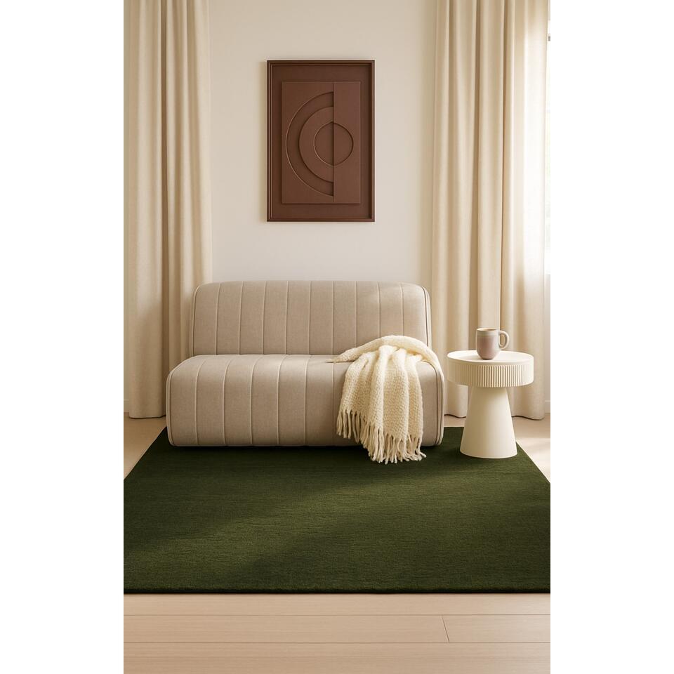 Vloerkleed Bain Groen 190x280 cm