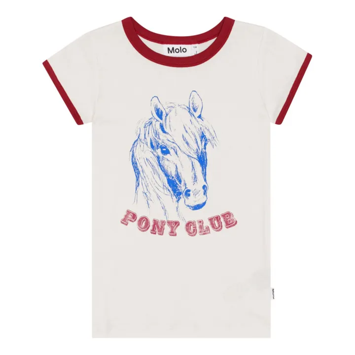 Molo T-Shirt Rhiannon Poney Coton Bio | Bordeaux