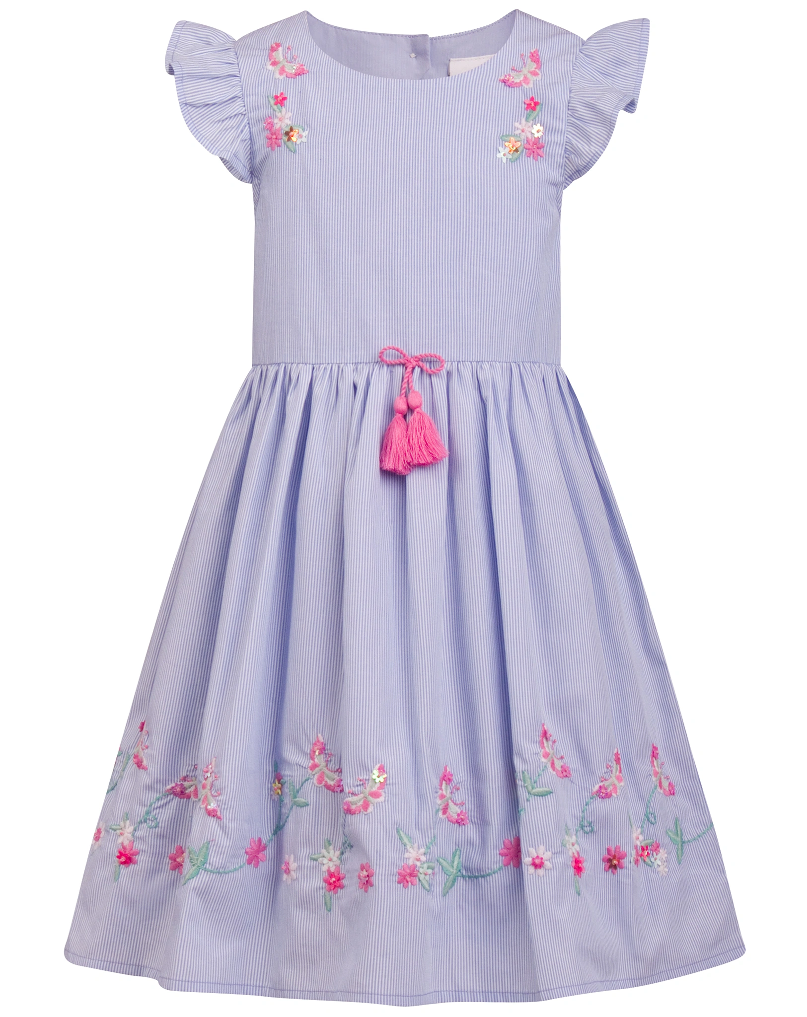 Kurzarmkleid ALPENWIESE in arctic blue