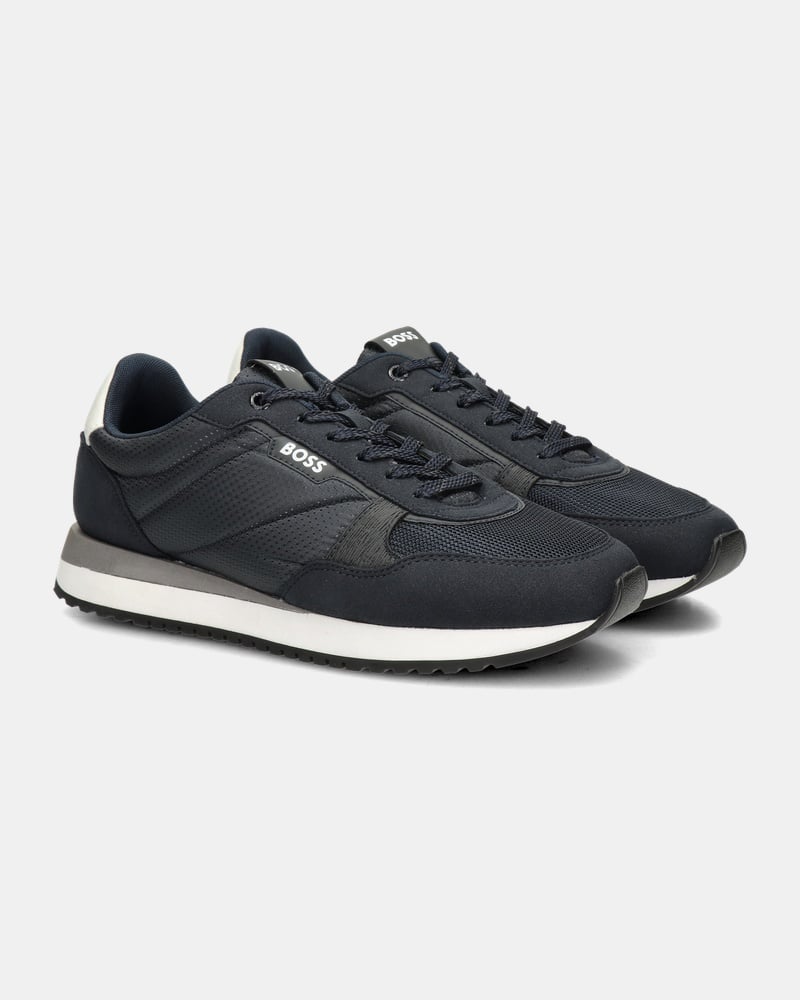 BOSS Kai Runner Lage sneakers  - blauw