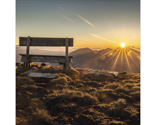 Giclée canvas foto Bank & Horizon 80x80 cm