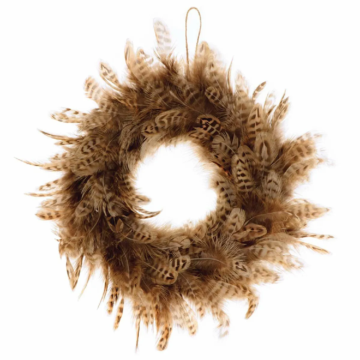 Artemio Couronne de Plumes Tigrées 28 cm
