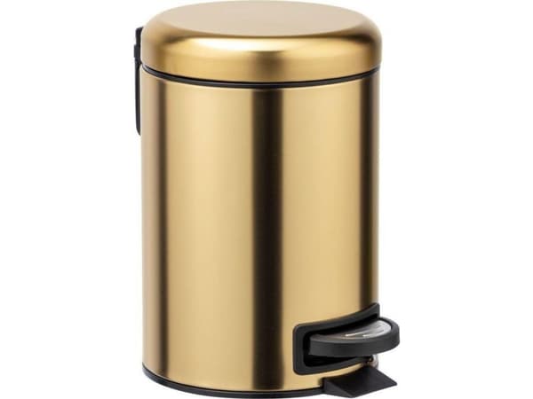 Wenko pedalavfallsbeholder 3L gull (50764)