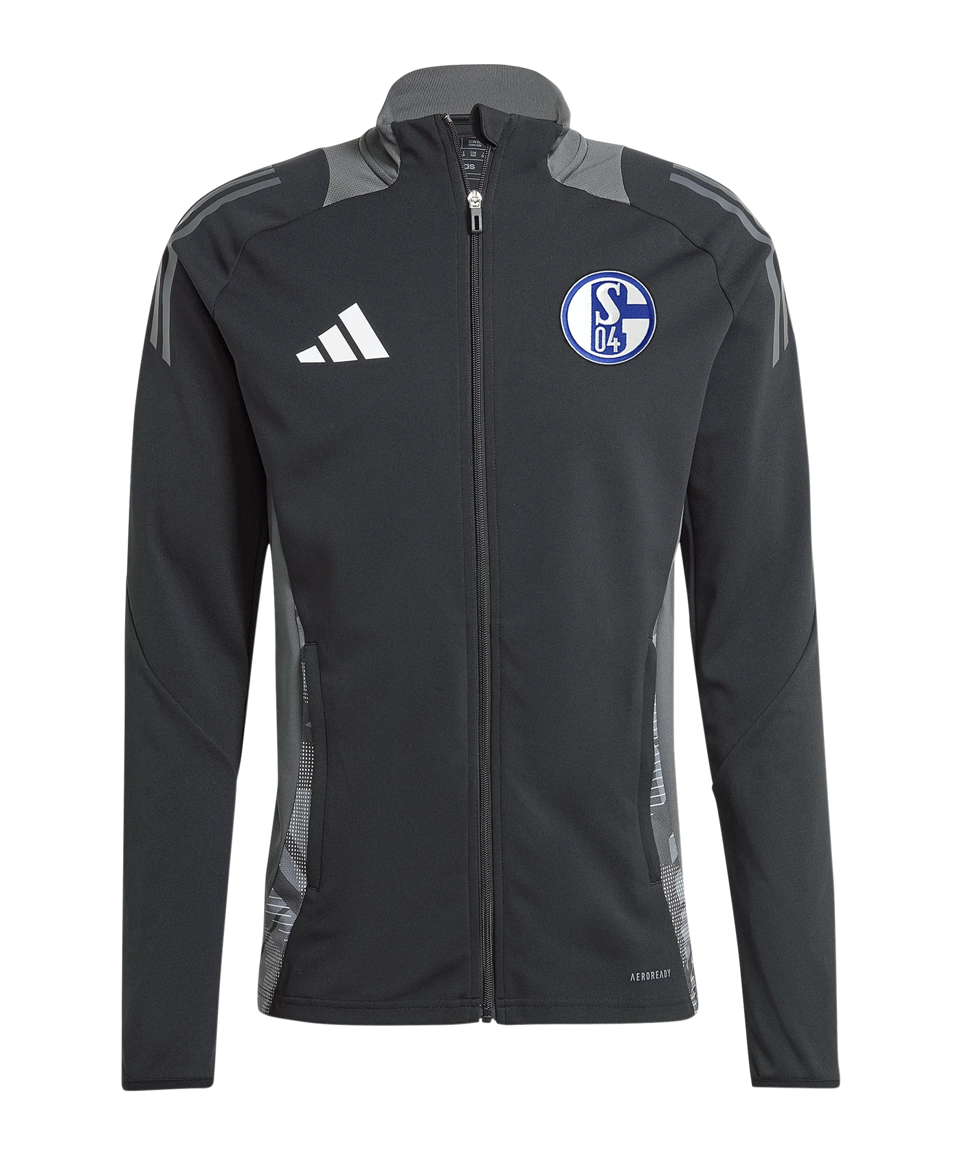 adidas FC Schalke 04 Anthem Jacke Schwarz