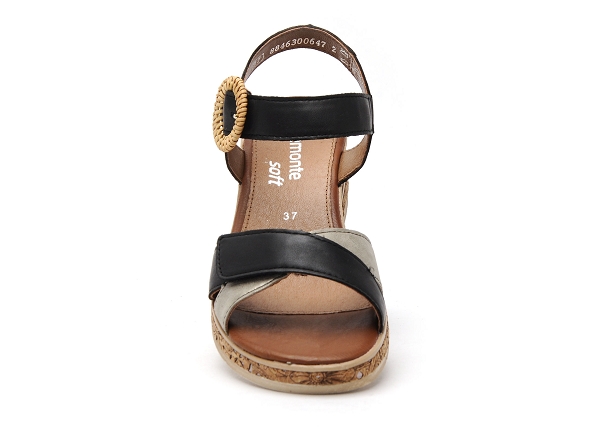 Remonte nu pieds talons femme d3067 noir