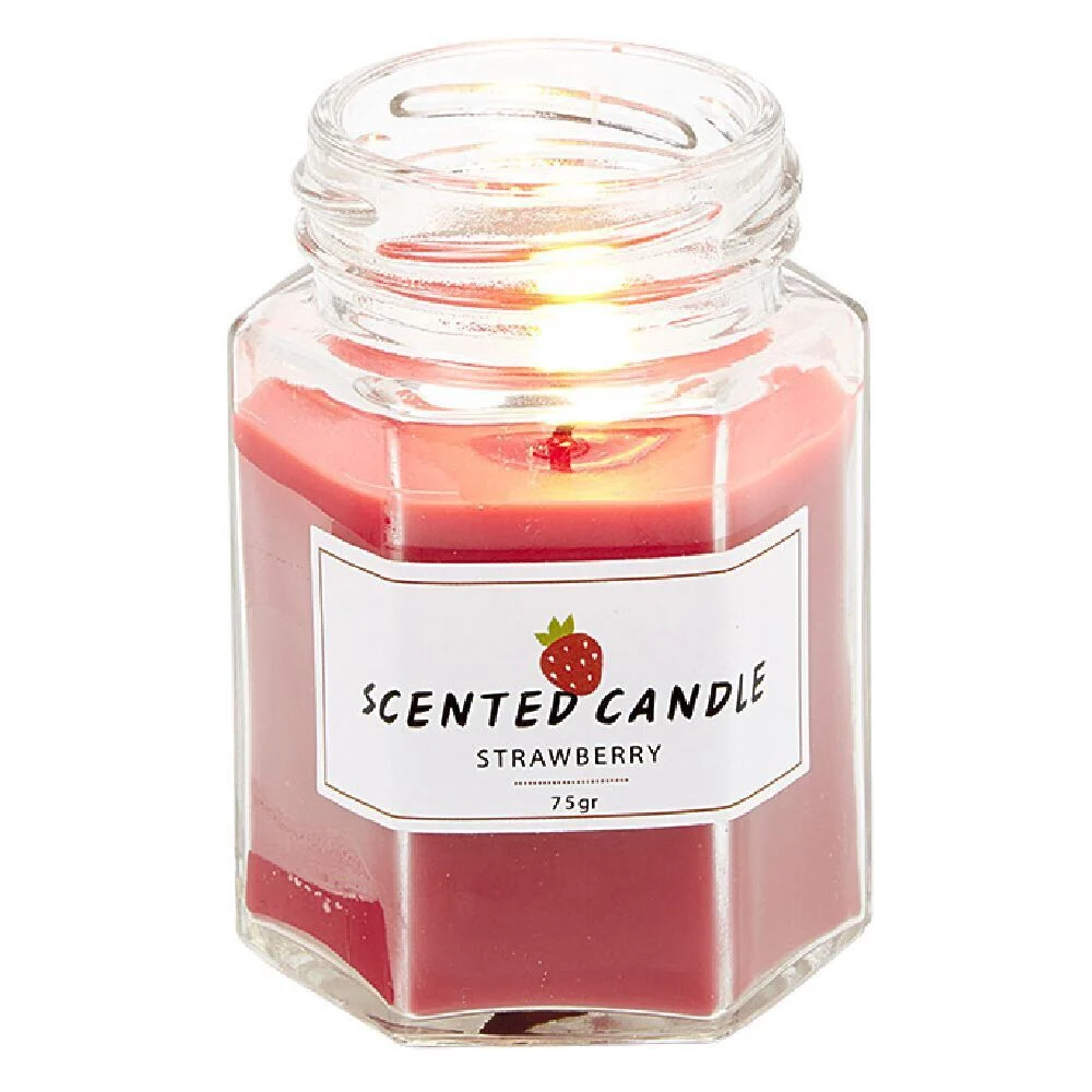 Bougie parfumée imitation pot de confiture