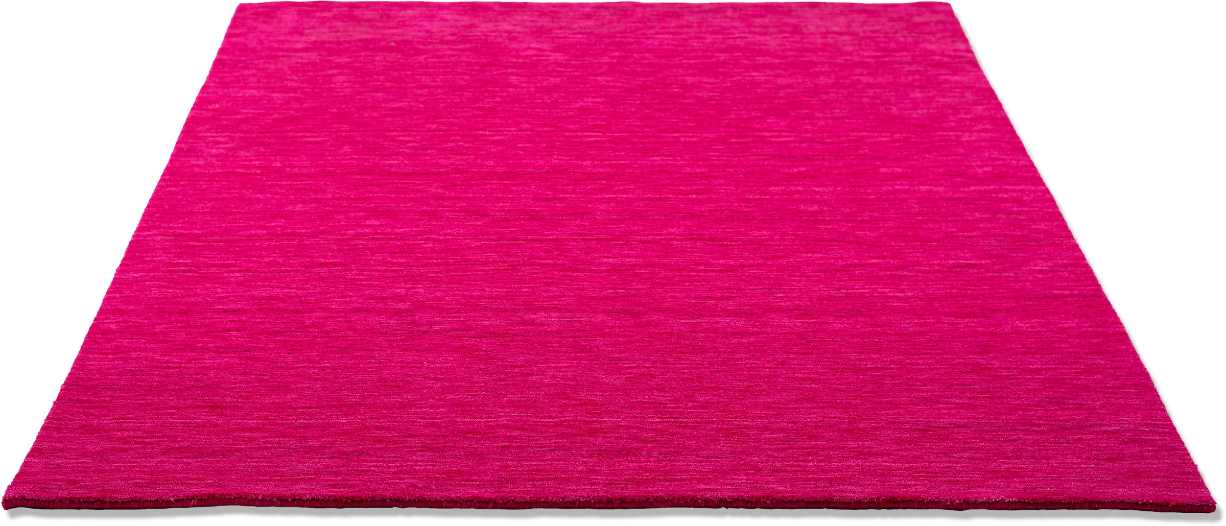 my home Wollteppich »Karchau« rechteckig 13 mm Höhe Handweb Teppich, meliert, reine Wolle, handgewebt, brilliante Farben