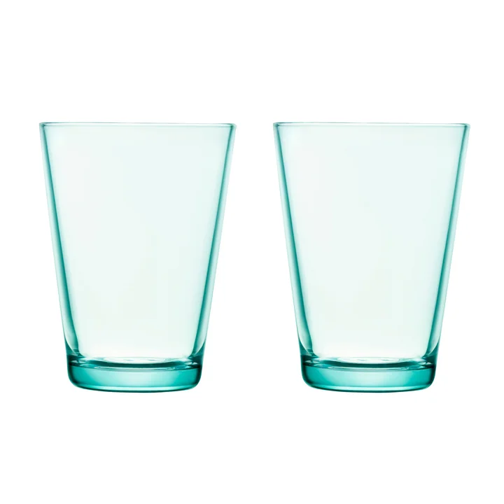 Iittala - Kartio Trinkglas 40 cl, wassergrün (2er-Set)