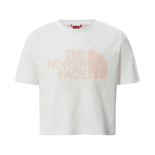 The North Face - EASY CROPPED TEE - Blanc