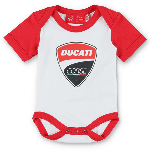 ducati racing - Body bébé Corse - 2023 Blanc / Rouge