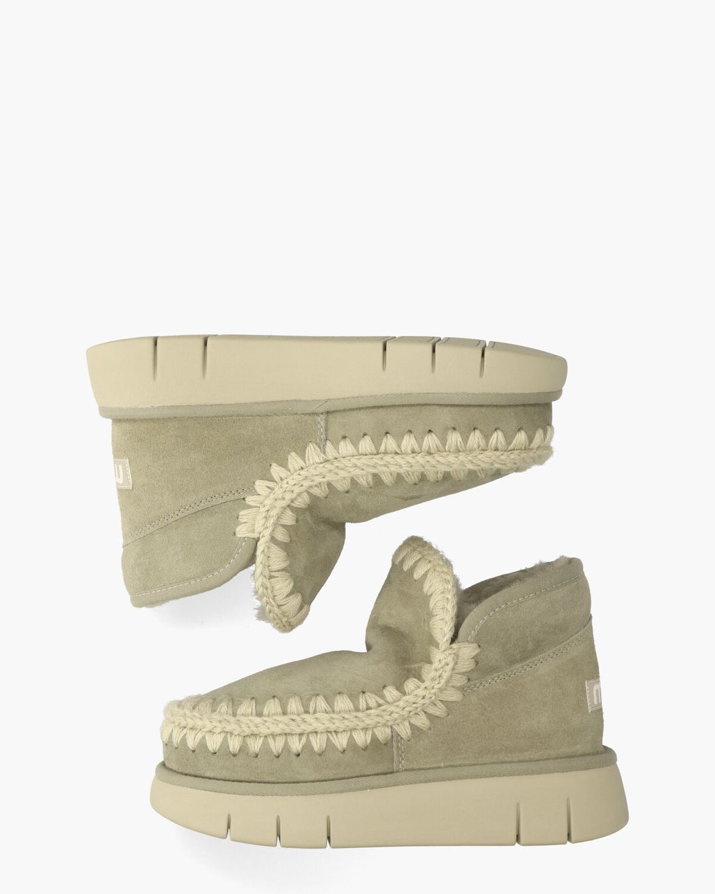 Mou Eskimo Bounce Lichtgroen Dames Enkelboots