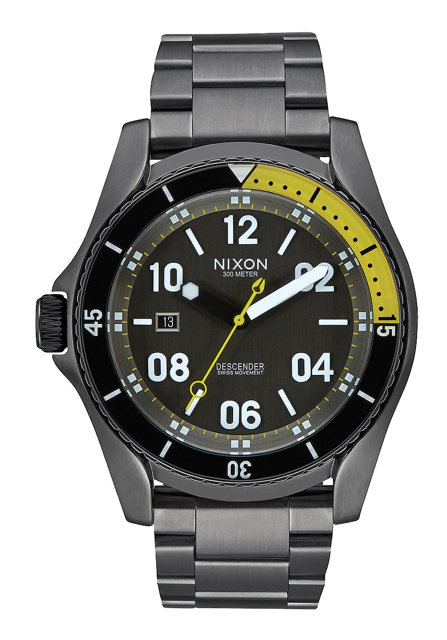 Nixon The Descender All Gunmetal Herrenuhr A959632