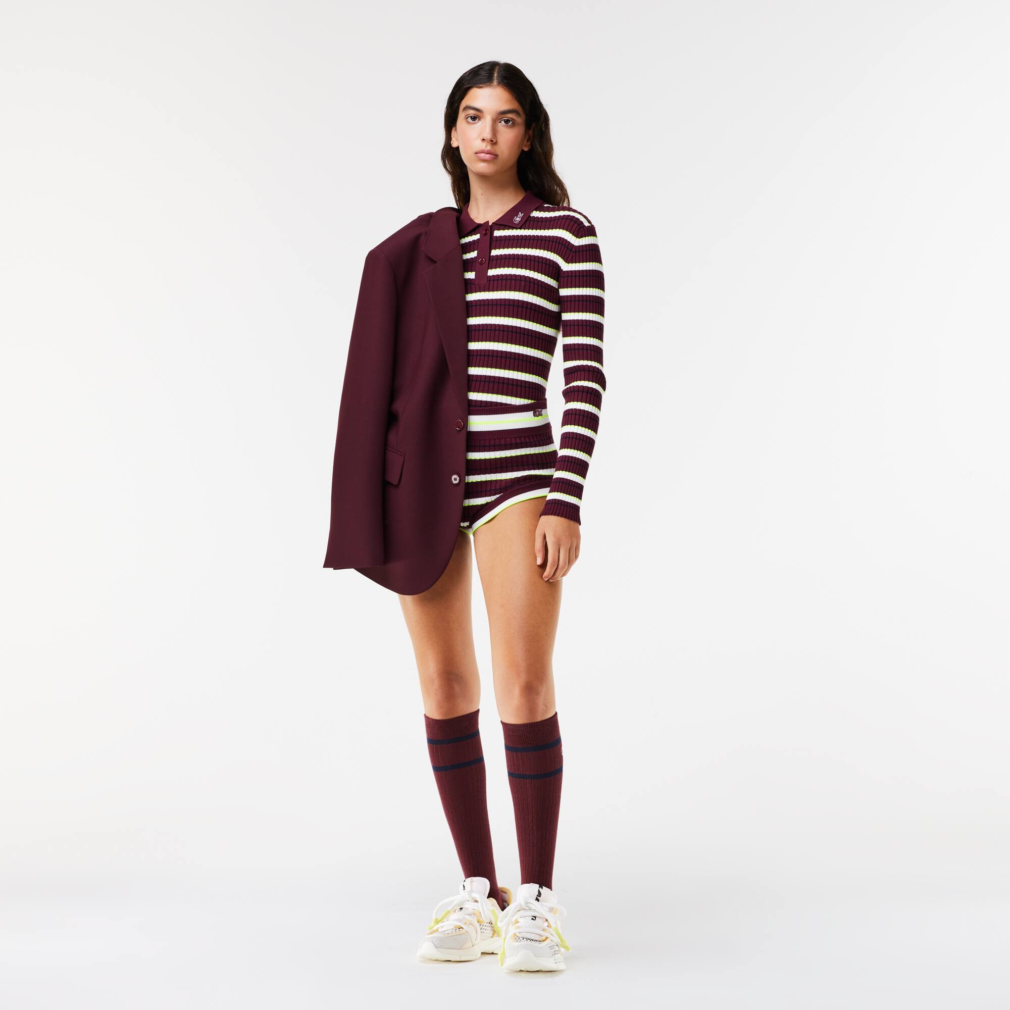 Lacoste x Eleven by Venus Shorts mit Streifen Lacoste X EleVen by Venus Williams - Rot - Lacoste - Damen