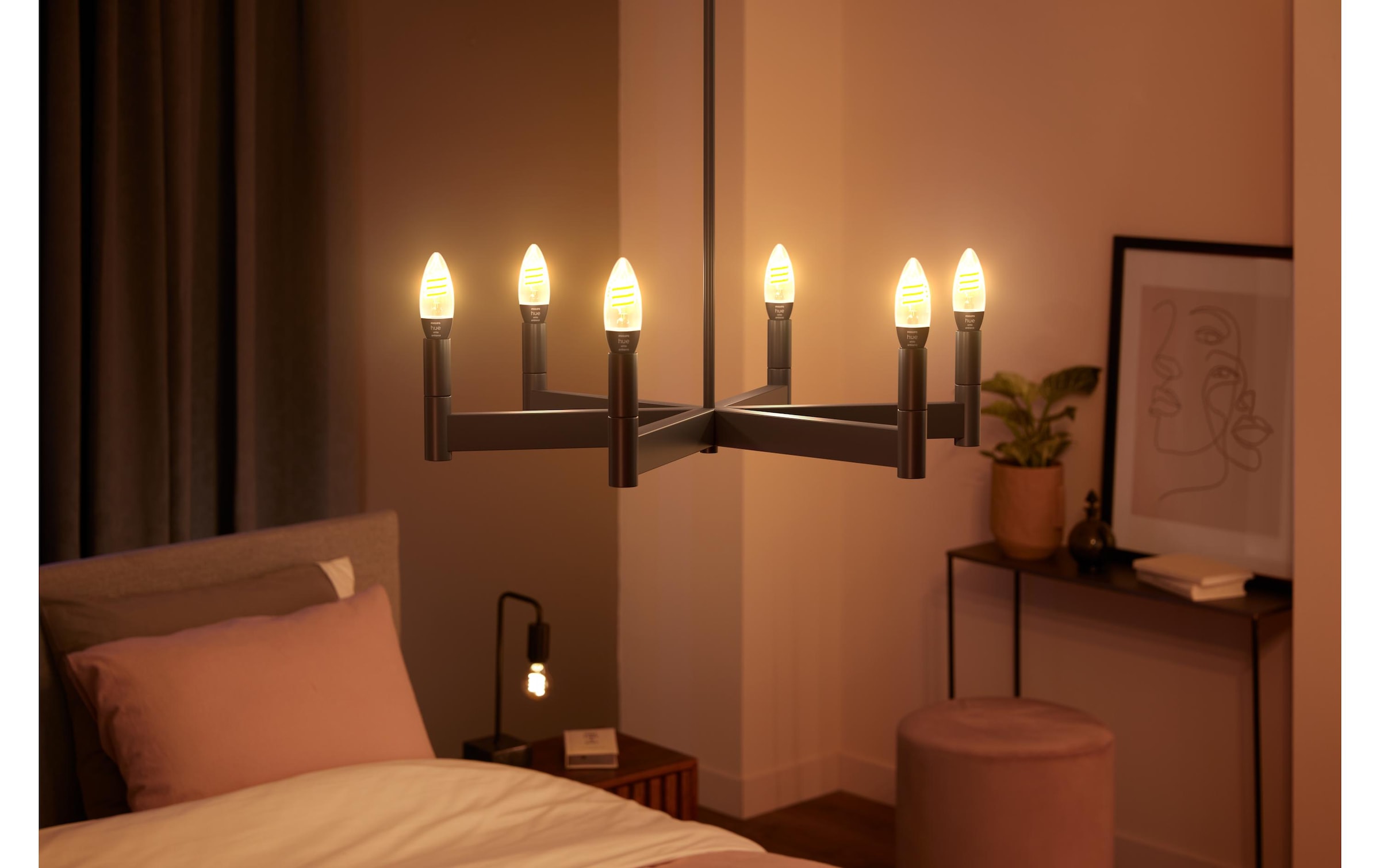 Philips Hue Spezialleuchtmittel »White Ambilight« E14 2 Stk.