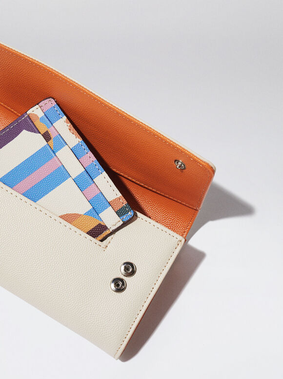 Bolsa de mão com alça - Branco-creme