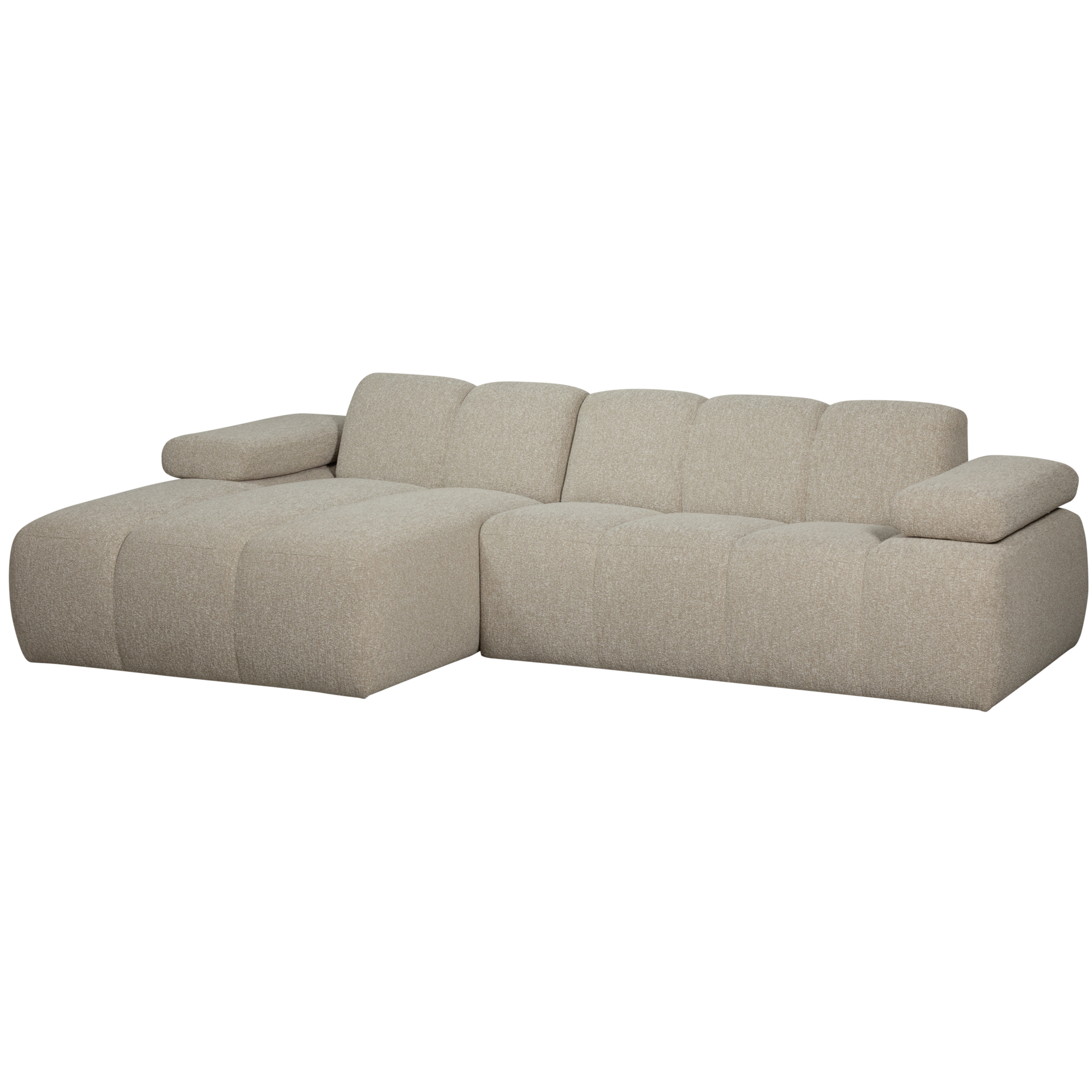 Mojo Chaise Longue - Bouclé - Beige Melange Mojo Chaise Longue - Links - Bouclé - Beige Melange