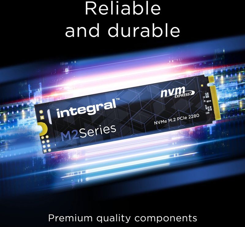 Integral INSSD1TM280NM2X internal solid state drive 1 TB M.2 PCI Express 3.1 NVMe 3D TLC