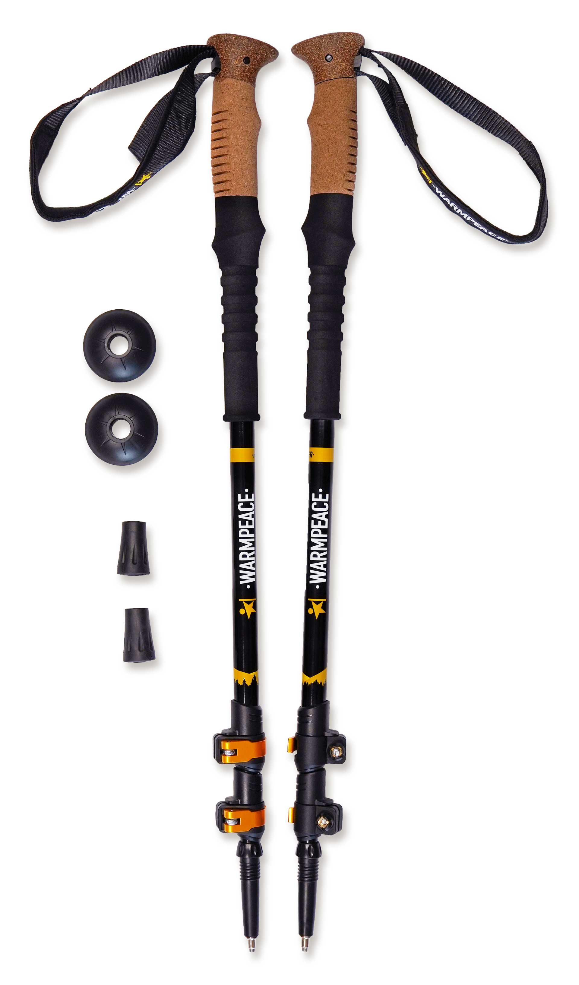 Warmpeace Trekking Poles Hiker<br>Tar liten plass i sekken!