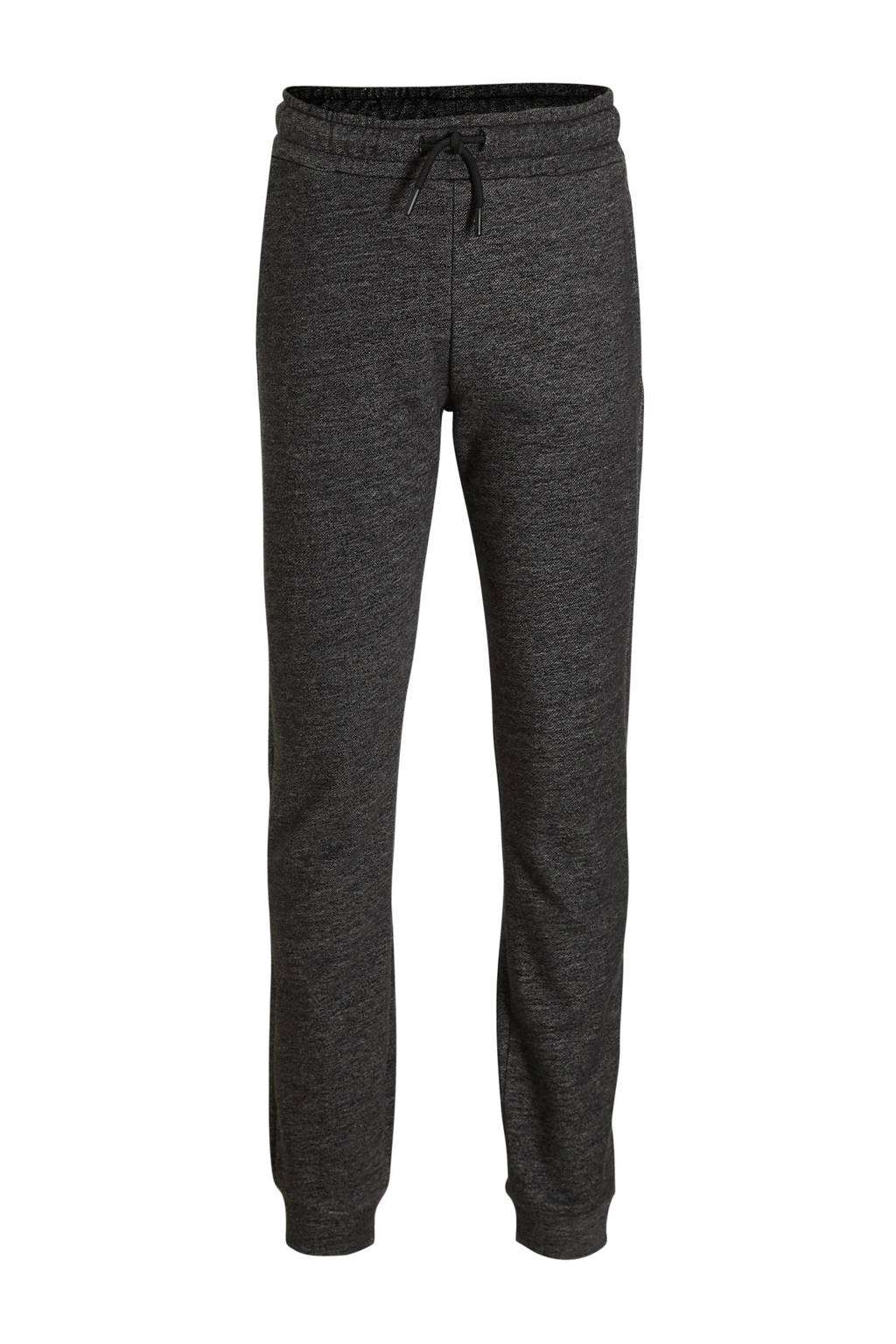 anytime joggingbroek Riot denimlook zwart