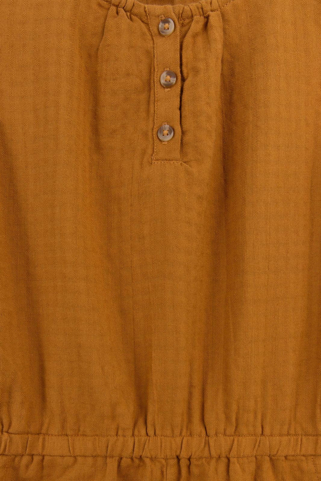 Goudbruine playsuit