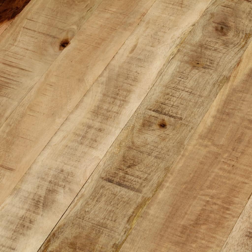 vidaXL Mangoholz Massiv Couchtisch Raues Beistelltisch Wohnzimmer Sofatisch