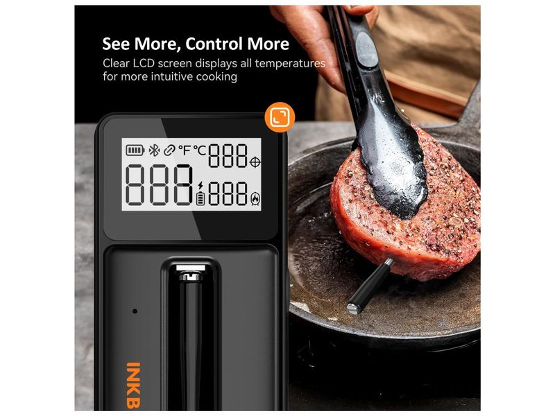 Inkbird Fleischthermometer INT-21-B Bluetooth-Fleischthermometer