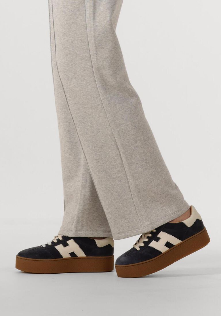 blauwe hogan lage sneakers h681 allacciato h