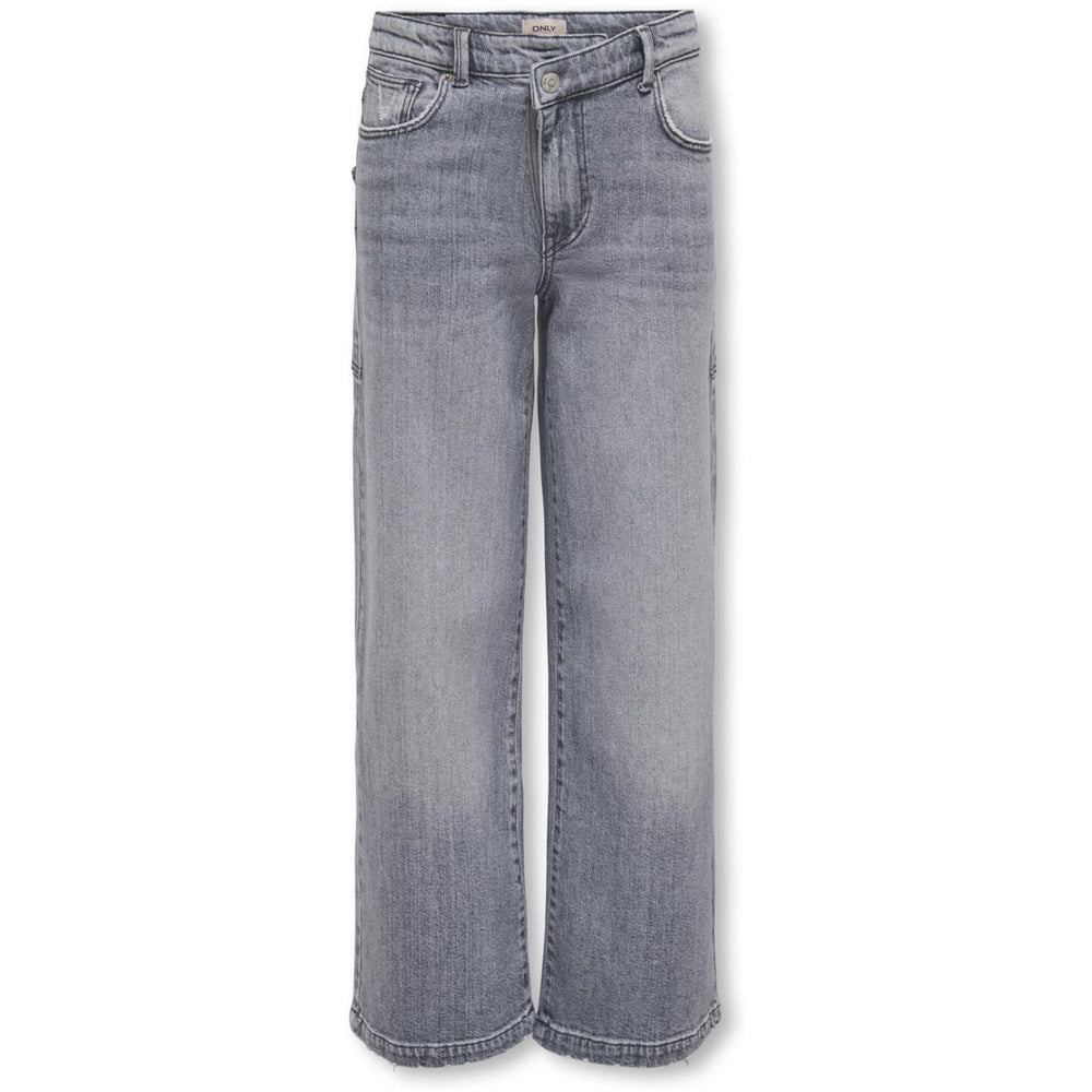 Køb kids ONLY Medium Grey Denim Kogcherry Crossover Wide Dnm Azg