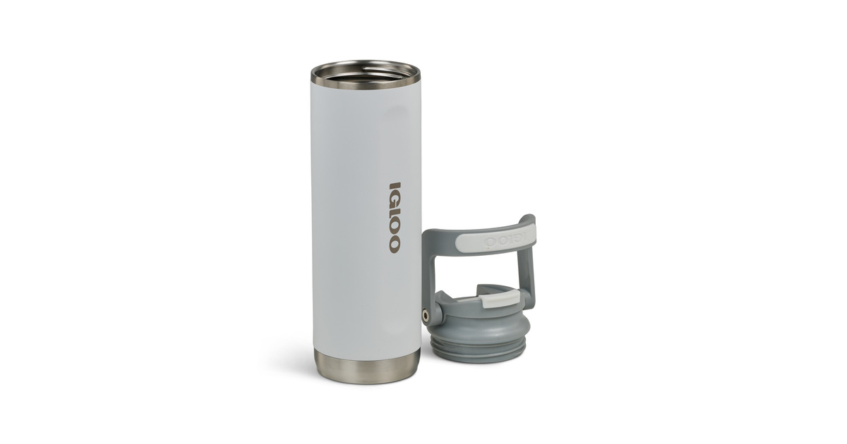 IglooFlip ‘n’ Sip Tumbler 20 oz, 0,59 liter drinkfles  (Wit)