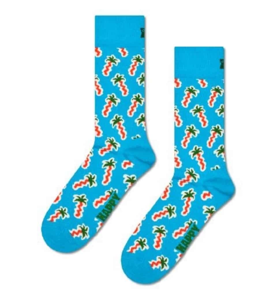 Happy Socks Happy Palm Sock Socken in Mehrfarbig