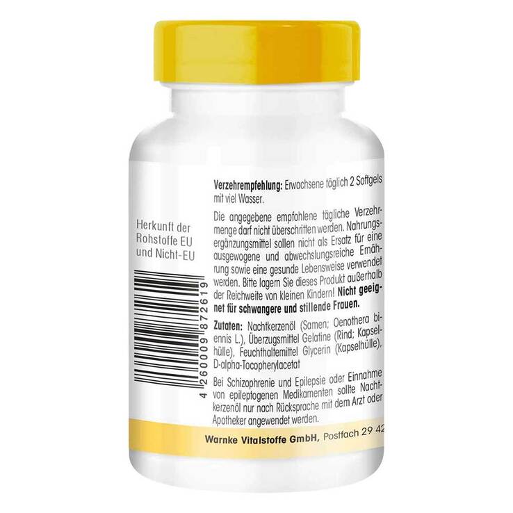 Nachtkerzenöl 500 mg Kapseln, 100 St