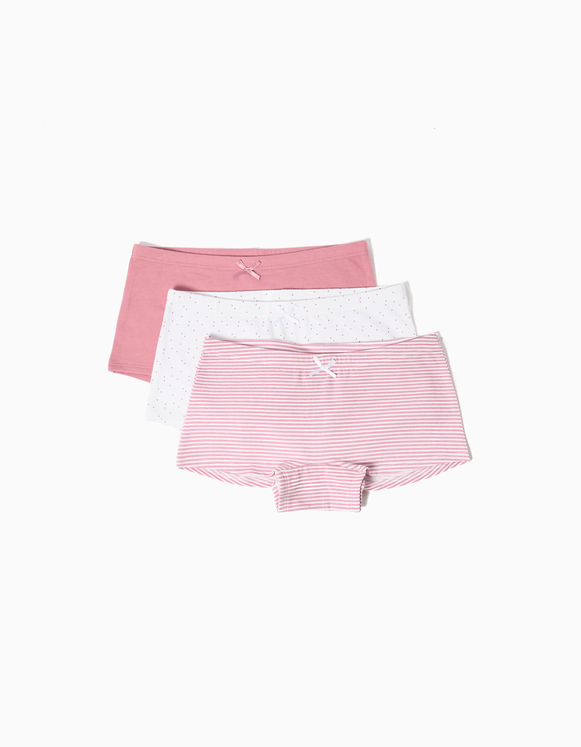 Pack 3 Boxers, Menina, Rosa